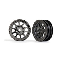 Llantas delanteras 2.2 cromo negro Bandit Traxxas