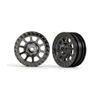 Llantas delanteras 2.2 cromo negro Bandit Traxxas