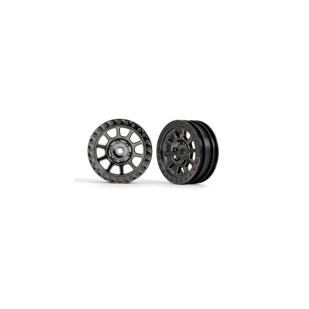 Llantas delanteras 2.2 cromo negro Bandit Traxxas Llantas delanteras 2.2 cromo negro Bandit Traxxas