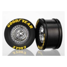 Llantas traseras cromadas Traxxas TRX6972