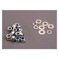 Juego de tuercas y arandelas para Sledgehammer, incluye tuercas autoblocantes de 3 mm Traxxas TRX1846