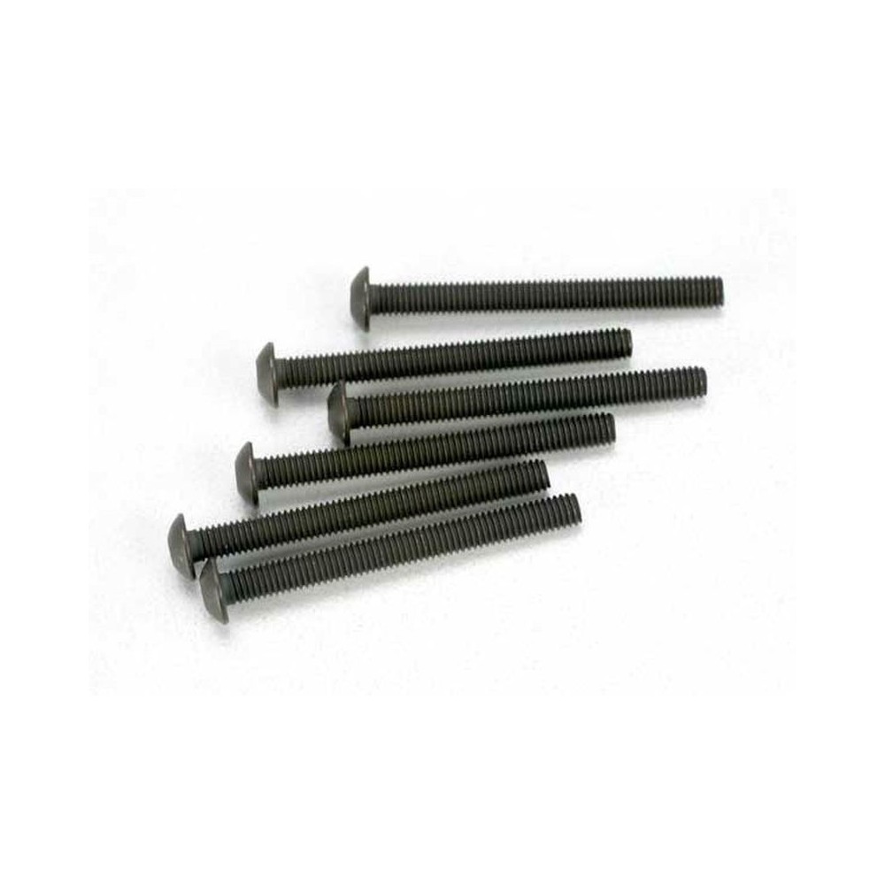 Traxxas Screws 3x30mm button-head machine (hex drive) (6) TRX2582 Traxxas Screws 3x30mm button-head machine (hex drive) (6) TRX2582