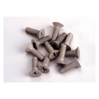 Tornillos de máquina de cabeza avellanada de aluminio 4x12 mm Traxxas TRX1948