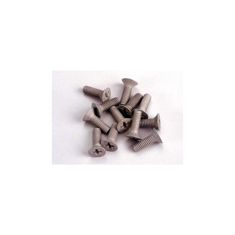 Tornillos 4x12 plana aluminio Traxxas TRX1948 Tornillos 4x12 plana aluminio Traxxas TRX1948