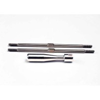 Varillas roscadas de titanio de 105 mm con llave de aluminio mecanizado Traxxas TRX2339X