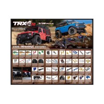 Tapete mostrador TRX-4 escala 1:18 Traxxas TRX61731