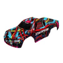 Carrocería Stampede Hawaiian Graphics pintada con calcomanías aplicadas Traxxas TRX3649