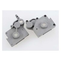 Mitades de caja de cambios grises izquierda y derecha Traxxas TRX4191A
