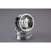 Llantas cromadas tres radios Traxxas TRX4372