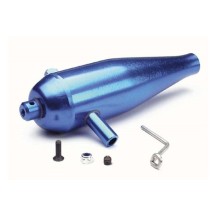 Tubo escape alto rendimiento aluminio azul Traxxas TRX4942