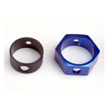 Adaptador de freno hexagonal aluminio azul Traxxas TRX4966