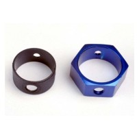 Adaptador de freno hexagonal aluminio azul Traxxas TRX4966