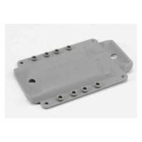 Protector de transmisión nylon gris para chasis de batalla larga Traxxas TRX4969