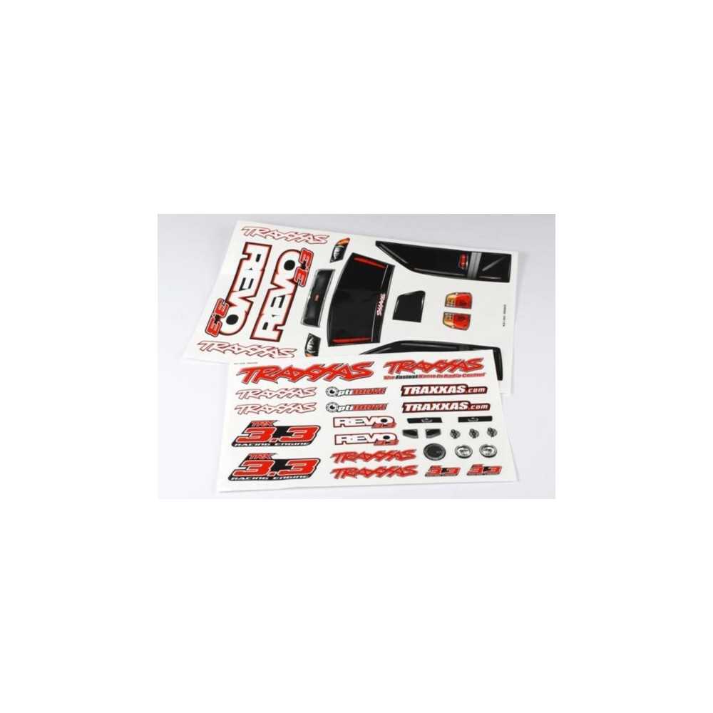 Calcomanías Revo 3.3 Traxxas TRX5313R Calcomanías Revo 3.3 Traxxas TRX5313R