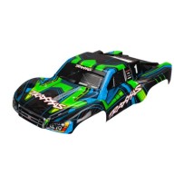 Carrocería Slash 4x4 verde azul pintada Traxxas TRX6844X
