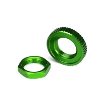 Tuercas protector servo aluminio verde Traxxas TRX8345G