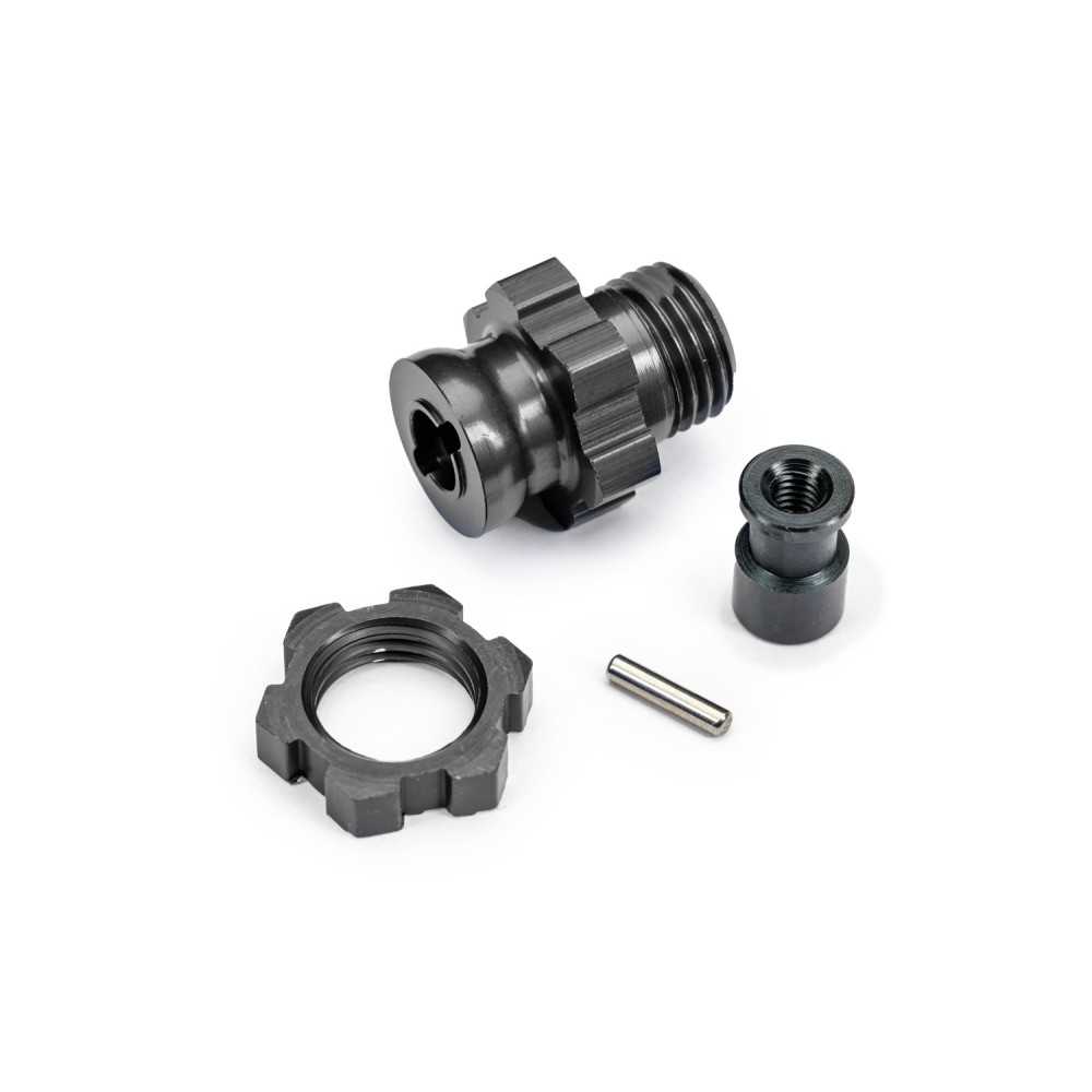 Cubo de rueda estriado de aluminio 17mm gris Traxxas TRX9087-GRAY Cubo de rueda estriado de aluminio 17mm gris Traxxas TRX9087-GRAY