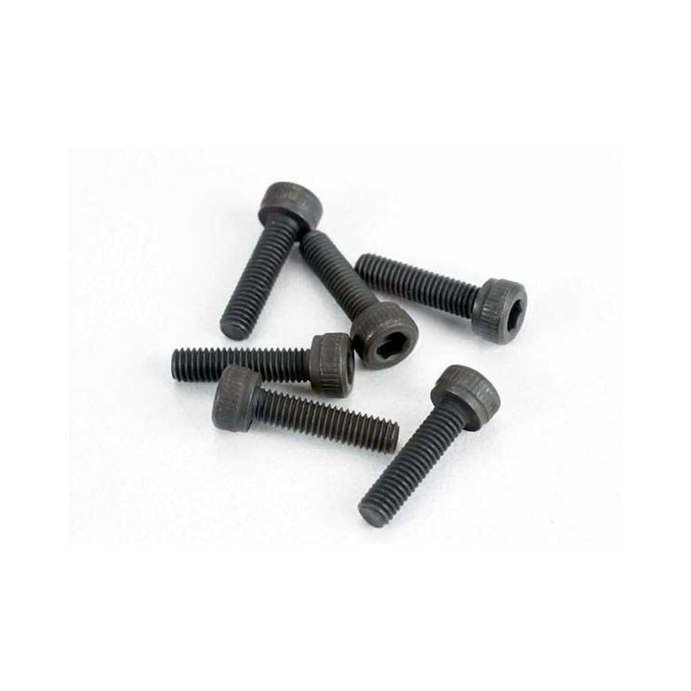 Tornillos Traxxas 3x12mm con Cabeza de Tapa de Máquina (6) hexagonales TRX2584