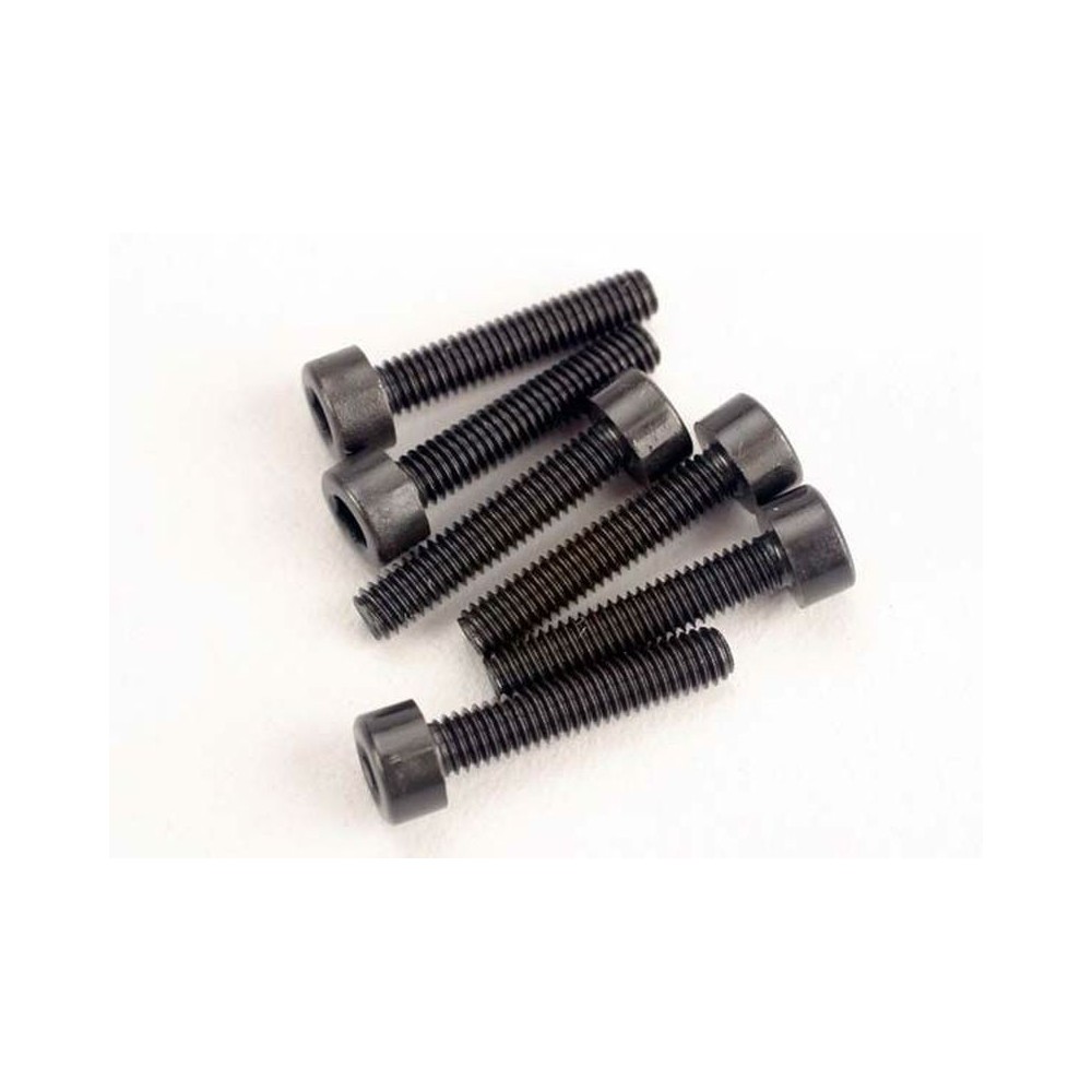 Traxxas Head screws 3x15mm cap-head machine (hex drive) (6) TRX2586