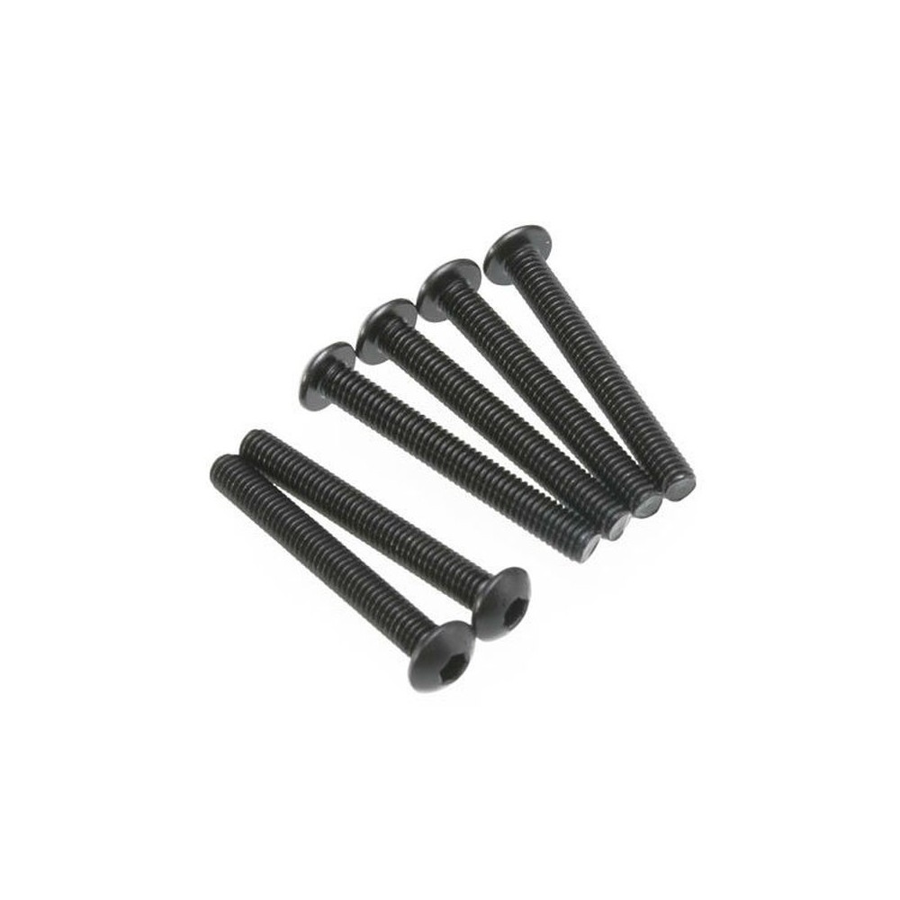 Tornillos Traxxas 3x23mm con Cabeza de Botón (6) TRX2591 Tornillos Traxxas 3x23mm con Cabeza de Botón (6) TRX2591
