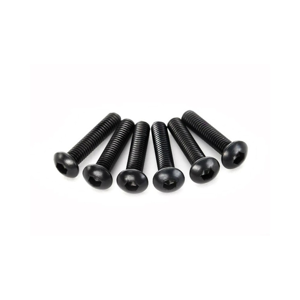 Traxxas Screws 3x14mm button-head machine (hex drive) (6) TRX2593 Traxxas Screws 3x14mm button-head machine (hex drive) (6) TRX2593
