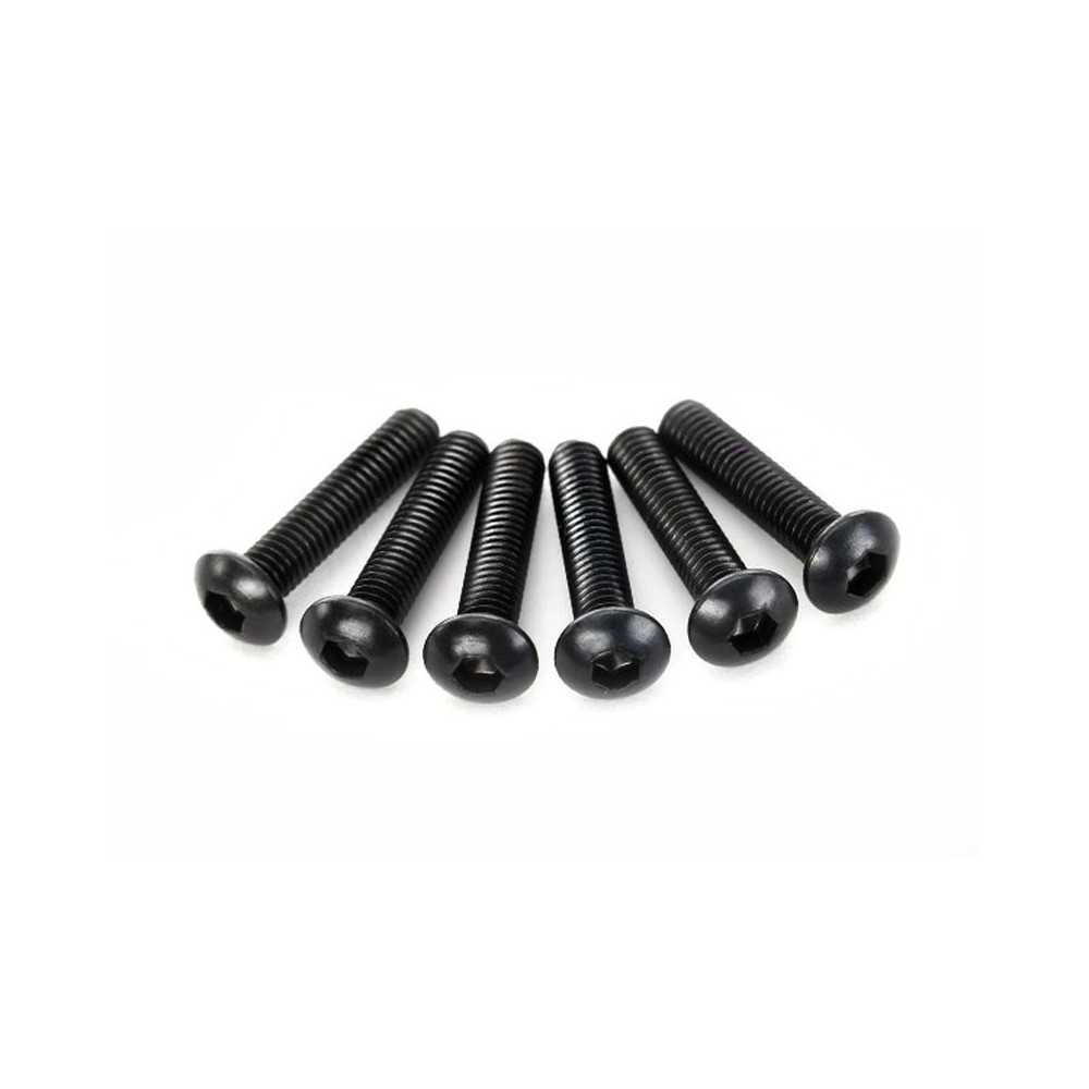 Traxxas Screws 3x14mm button-head machine (hex drive) (6) TRX2593