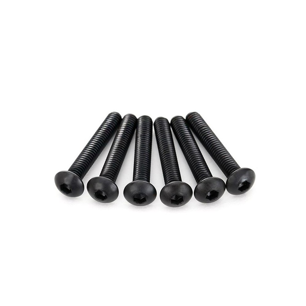Traxxas Screws 4x25mm button-head machine (hex drive) (6) TRX2596 Traxxas Screws 4x25mm button-head machine (hex drive) (6) TRX2596