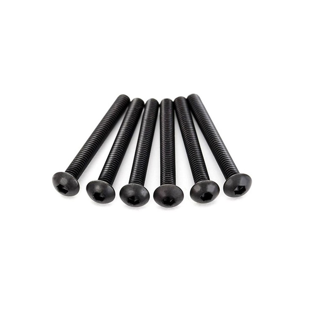 Traxxas Screws 4x30mm button-head machine (hex drive) (6) TRX2598X Traxxas Screws 4x30mm button-head machine (hex drive) (6) TRX2598X