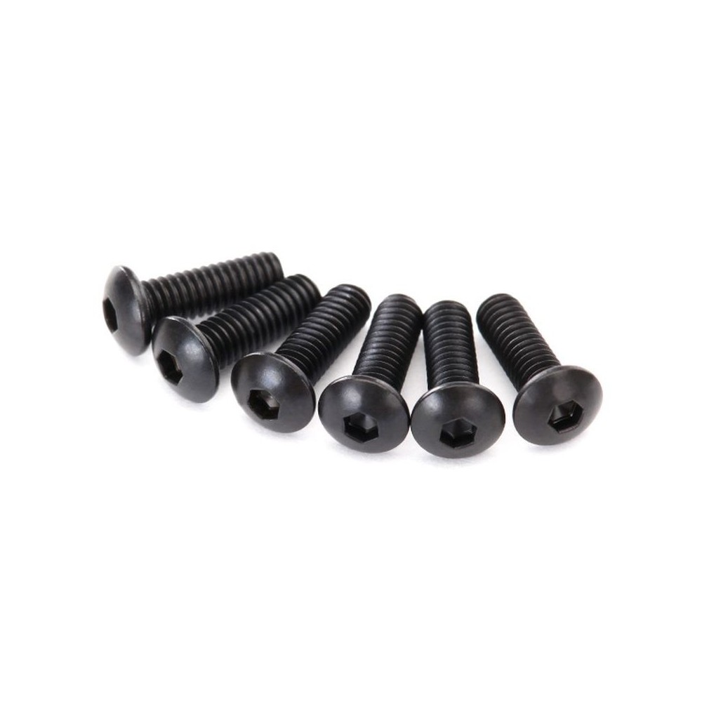 Traxxas Screws 2.5x8mm button-head machine (hex drive) (6) TRX2617