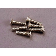 Tornillos Traxxas 3x12mm roscados avellanados TRX2648