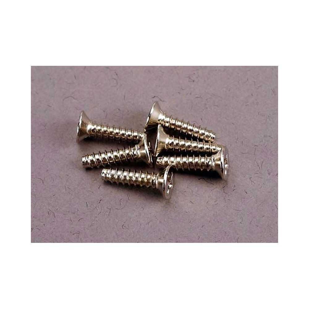 Traxxas Screws 3x12mm countersunk self-tapping (6) TRX2648