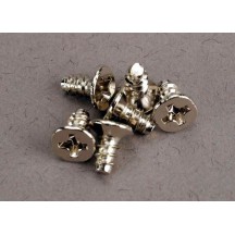 Tornillos Traxxas 3x6mm roscados avellanados TRX2653