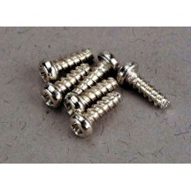 Tornillos Traxxas 2x6mm cabeza redondeada TRX2674