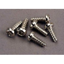 Tornillos Traxxas 3x8mm cabeza redondeada TRX2682
