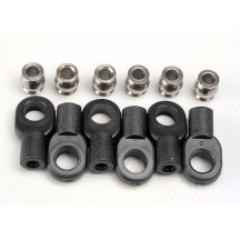 Traxxas Rod ends short (6) hollow balls (6) TRX2742X