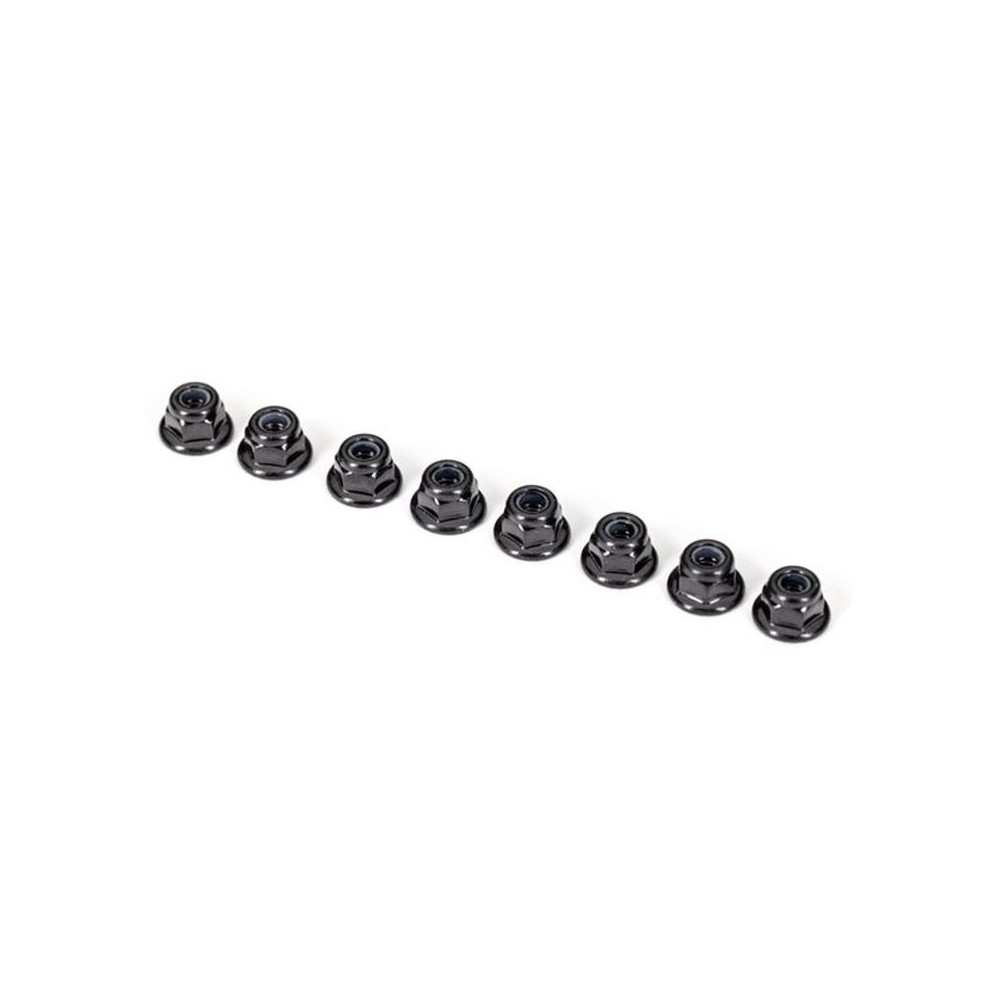 Tuercas 3mm nylon cierre flangeado TRX2744X