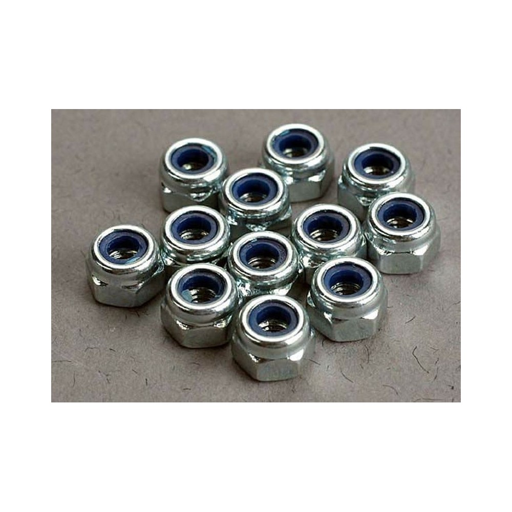 Tuercas Traxxas 3mm con Bloqueo de Nylon (12) TRX2745 Tuercas Traxxas 3mm con Bloqueo de Nylon (12) TRX2745