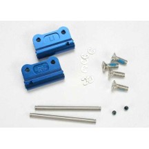 Soportes brazos suspensión traseros aluminio anodizado azul Traxxas TRX2798X