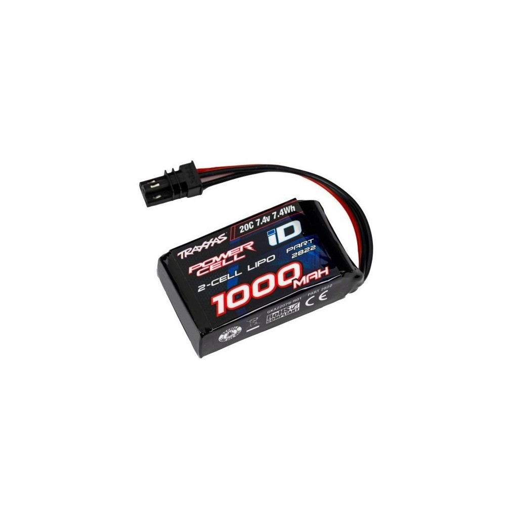 Traxxas TRX4M 1000mAh 7.4v 2-Cell 20C LiPo Battery TRX2822 Traxxas TRX4M 1000mAh 7.4v 2-Cell 20C LiPo Battery TRX2822