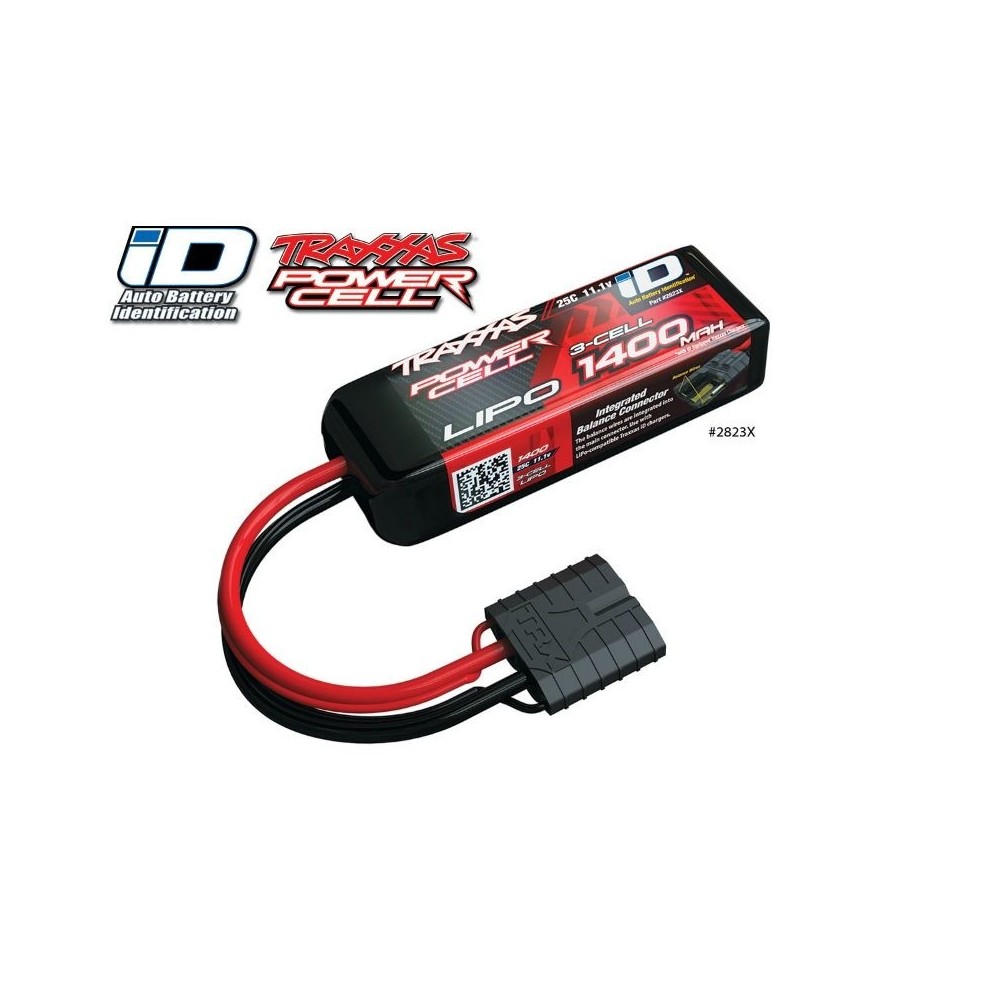 Traxxas Power cell lipo 1400mah 11.1v 3s 25c TRX2823X Traxxas Power cell lipo 1400mah 11.1v 3s 25c TRX2823X