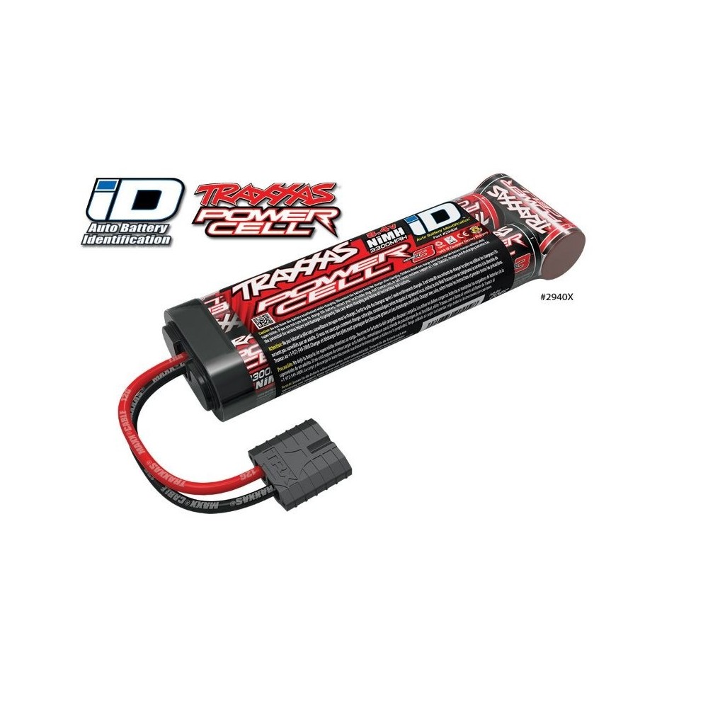 Traxxas Battery series 3 power cell (nimh 7 cells flat 8.4v) id TRX2940X Traxxas Battery series 3 power cell (nimh 7 cells flat 8.4v) id TRX2940X