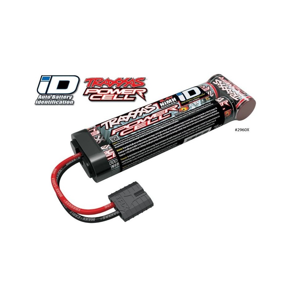 Traxxas Battery series 5 power cell 5000mah (nimh 7 cells flat 8.4v) TRX2960X Traxxas Battery series 5 power cell 5000mah (nimh 7 cells flat 8.4v) TRX2960X