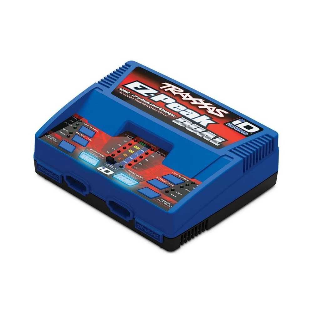 Traxxas Charger ez-peak plus 100w duo lipo nimh with id aut bat eu new version TRX2972GX Traxxas Charger ez-peak plus 100w duo lipo nimh with id aut bat eu new version TRX2972GX