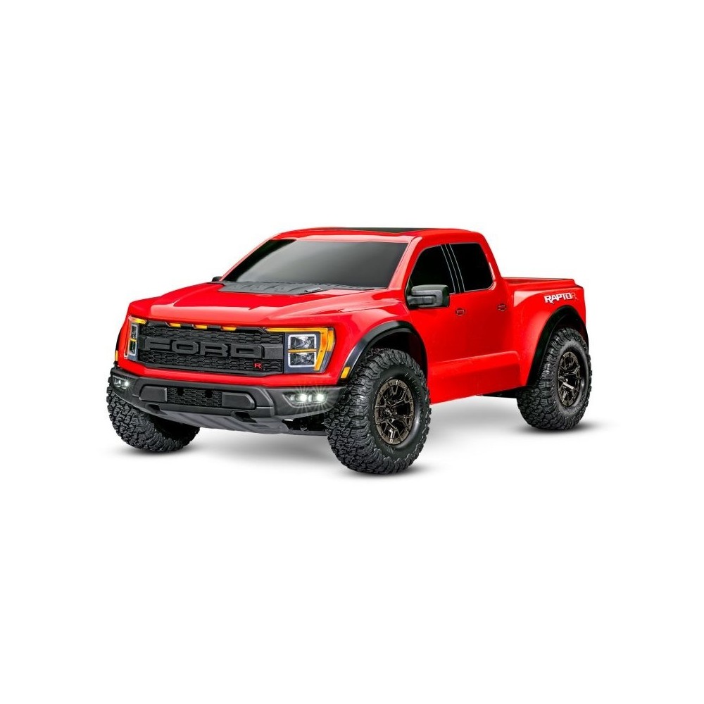 Traxxas Ford Raptor R 1:10 Pro Scale 4WD Brushless Replica Truck - Red TRX101076-4RED