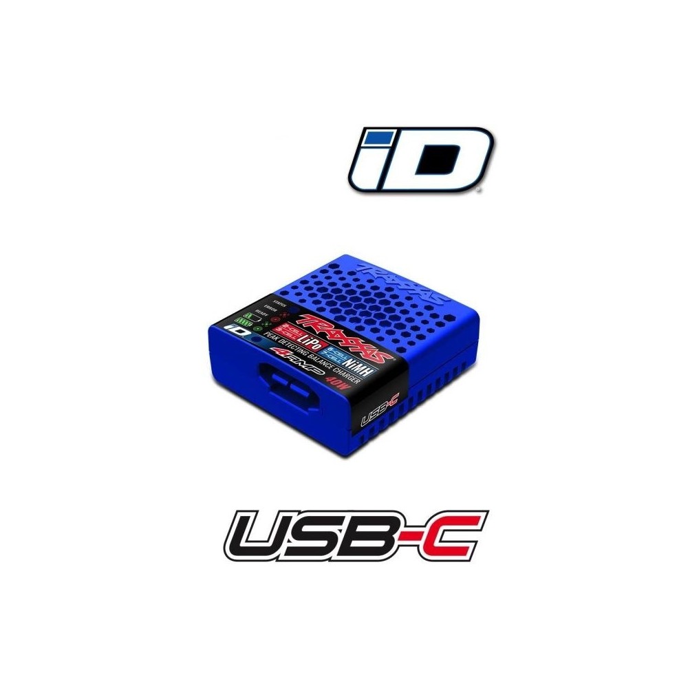 Traxxas Charger ez-peak usb-c 40w nimh-lipo id TRX2985 Traxxas Charger ez-peak usb-c 40w nimh-lipo id TRX2985