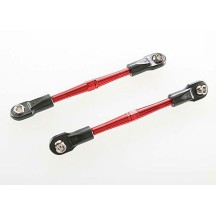 Traxxas Turnbuckles aluminum (red-anodized) toe links 59mm (2) TRX3139X