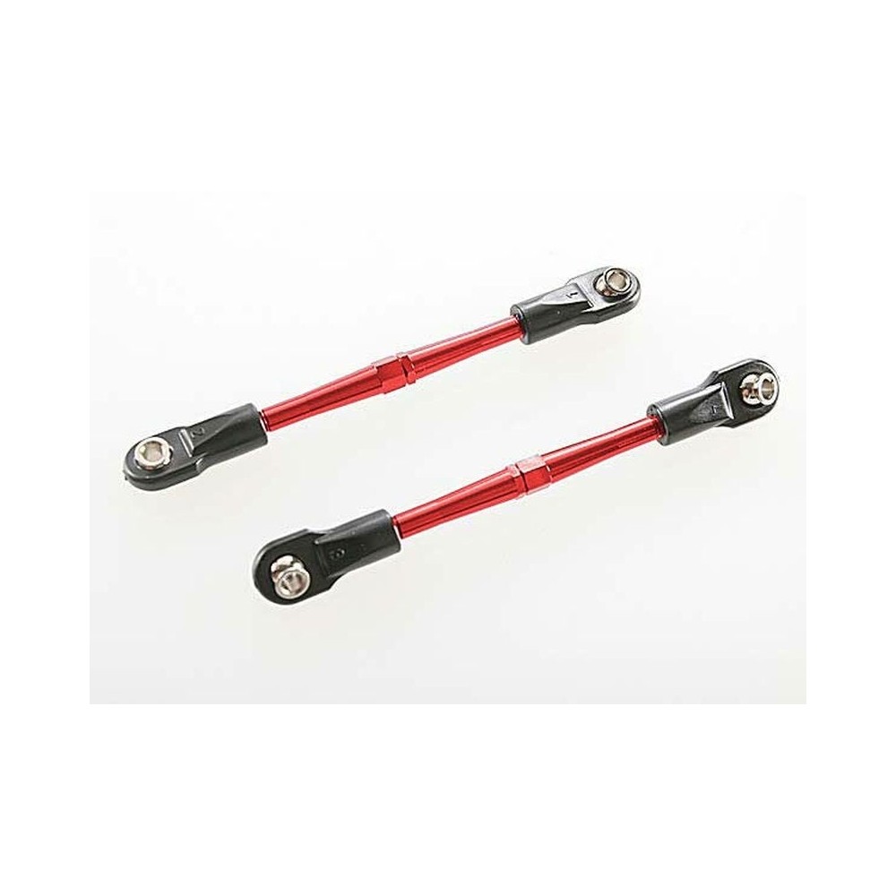 Traxxas Turnbuckles aluminum (red-anodized) toe links 59mm (2) TRX3139X