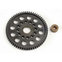 Corona de 64 dientes paso 32 con casquillo Traxxas TRX3164
