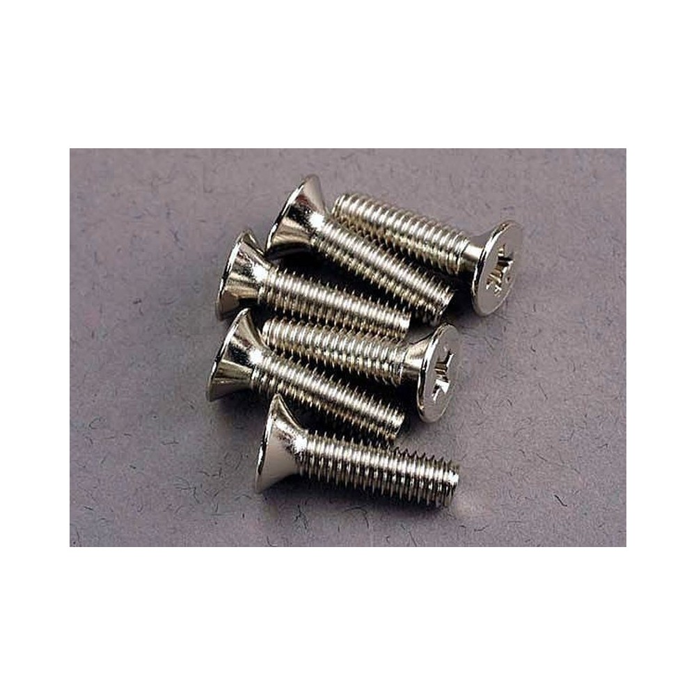 Tornillos de máquina de cabeza avellanada 4x15 mm Traxxas TRX3167 Tornillos de máquina de cabeza avellanada 4x15 mm Traxxas TRX3167