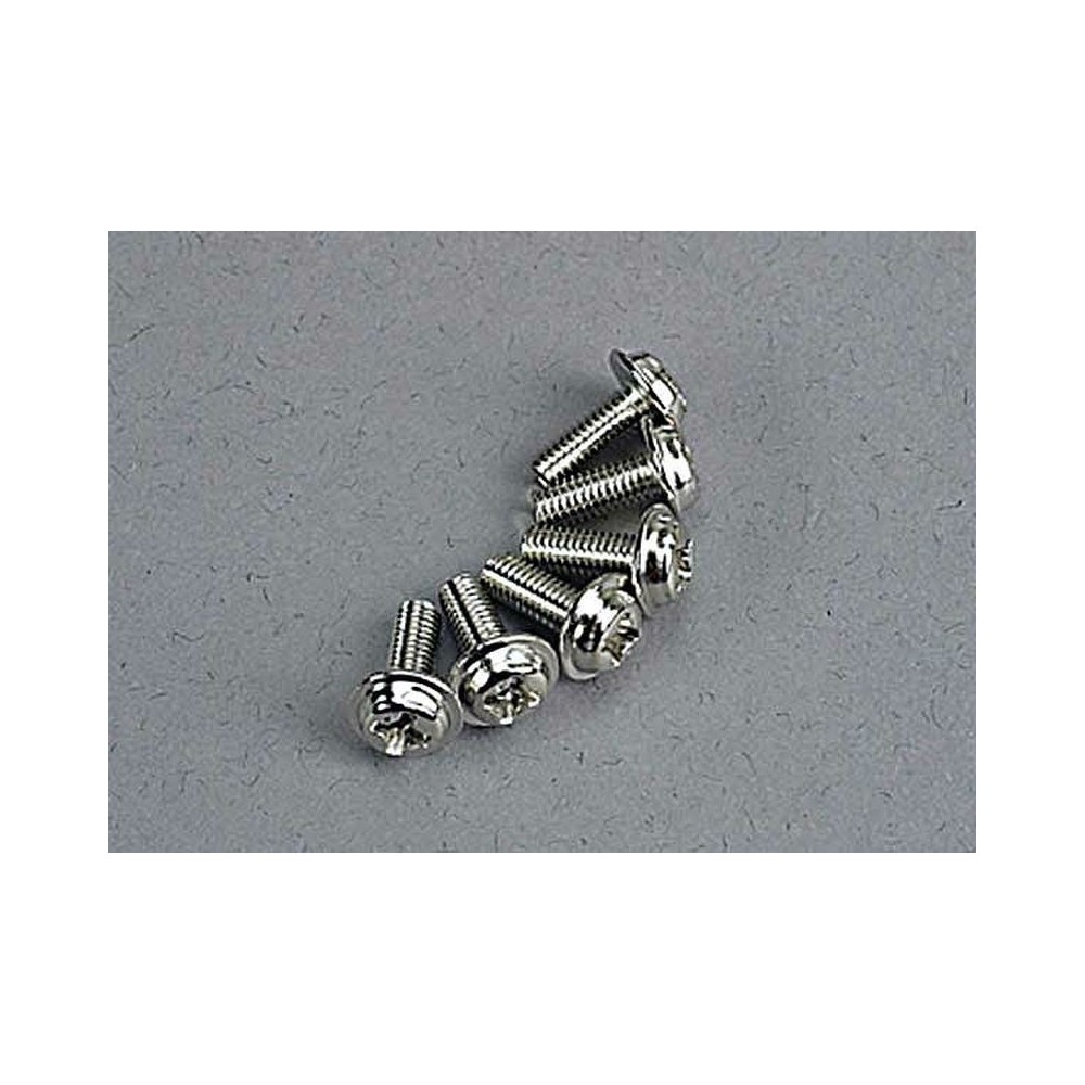 Tornillos motor 3x8mm Traxxas TRX3185 Tornillos motor 3x8mm Traxxas TRX3185